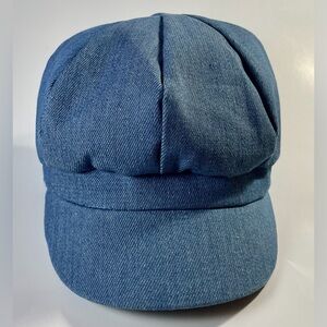 🆕 Marcus Adler Newsboy Cabbie Denim Hat
